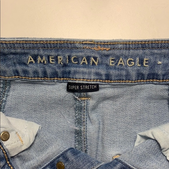 American Eagle denim button up jean skirt - Picture 2 of 5